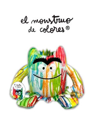 MONSTRUO DE COLORES PELUCHE MULTICOLOR (15 CM)