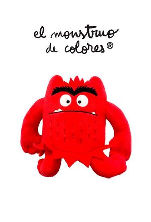 MONSTRUO DE COLORES PELUCHE ROJO (15 CM) IRA