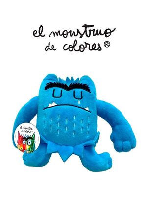 MONSTRUO DE COLORES PELUCHE AZUL (15 CM) TRISTEZA